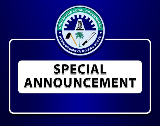 Special Announcement