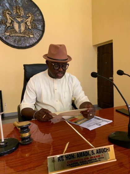 OBIO/AKPOR 10TH LEGISLATIVE COUNCIL HOLDS 15TH SITTING